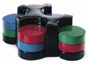 Mirabili Мягкая круглая скамья из пвх Mirabili arte d'abitare