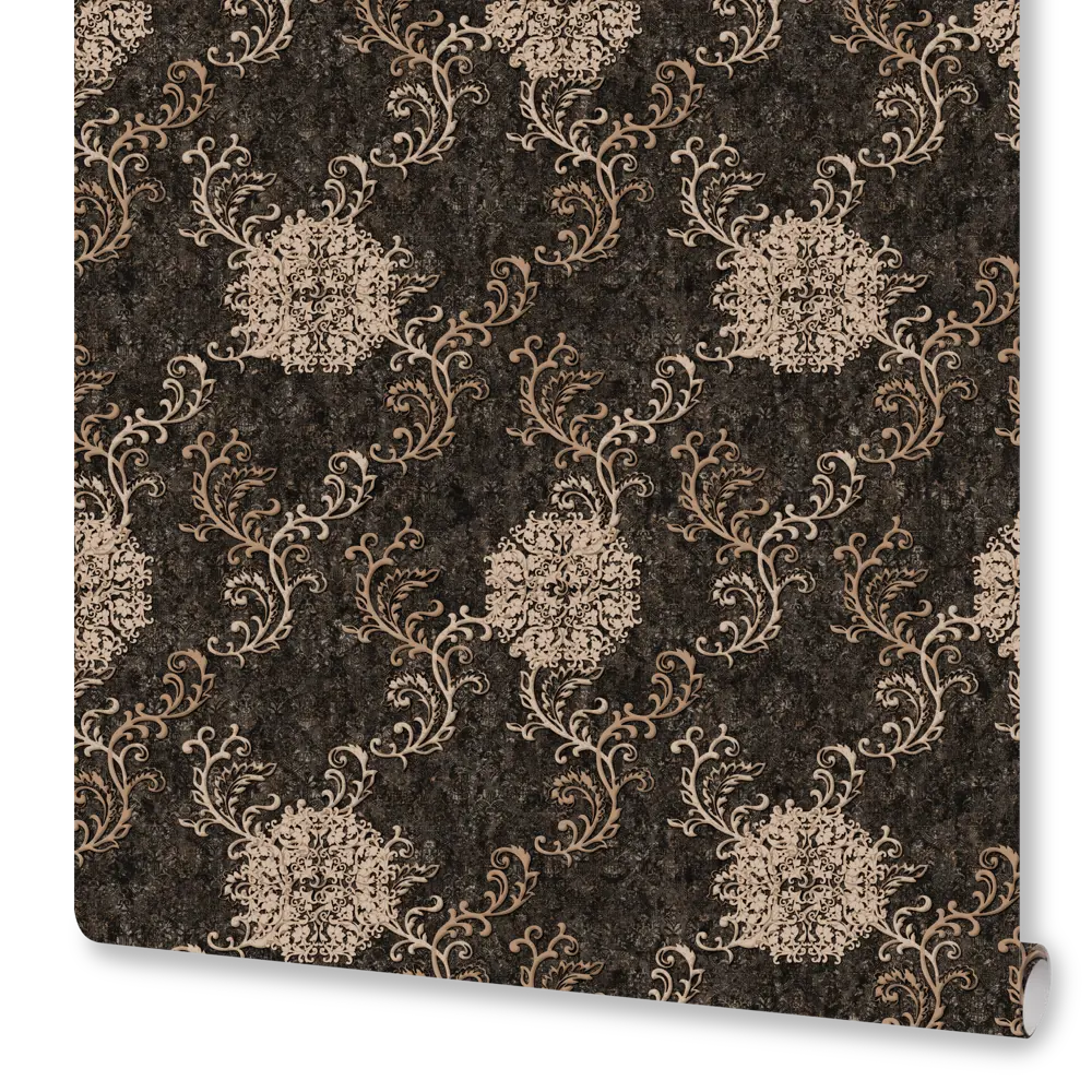 Обои флизелиновые Euro Decor Marco черные 1.06 м ED7115-22 88468848 STLM-2099150