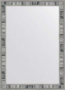 BY 7492 Зеркало в багетной раме - состаренное дерево 50 mm EVOFORM Definite