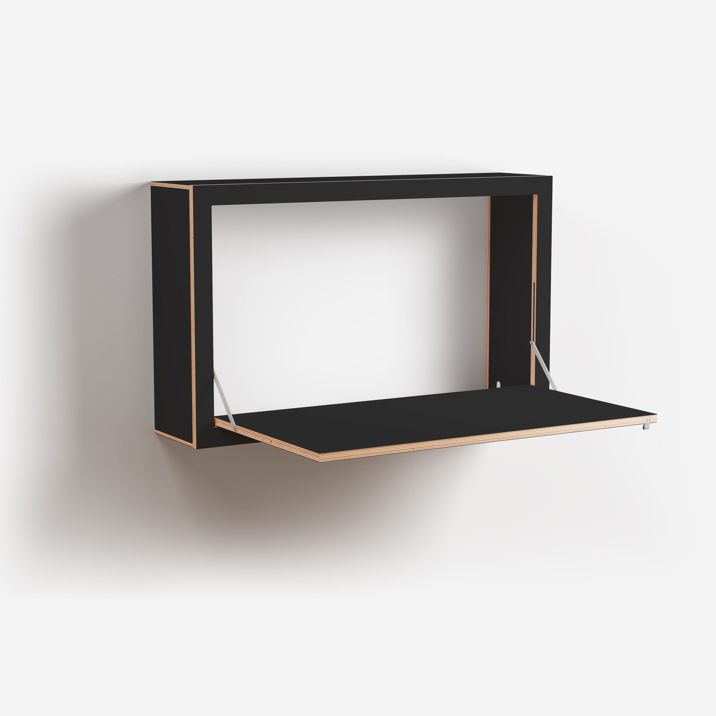 Фанерный подвесной письменный стол с откидными дверцами AMBIVALENZ Fläpps Box 100x60x20 ARCH-00140490 - Вид №5