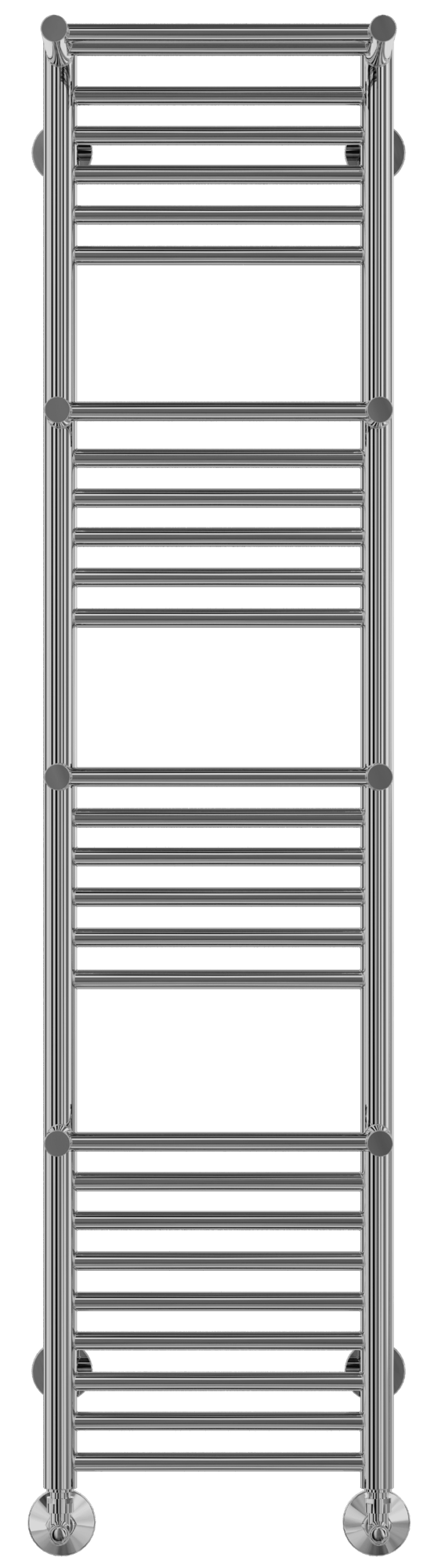 4660059582306 СТАНДАРТ Аврора с полками П27 300х1390 (9+6+6+6) Полотенцесушитель TERMINUS Нержавеющая сталь - Вид №1