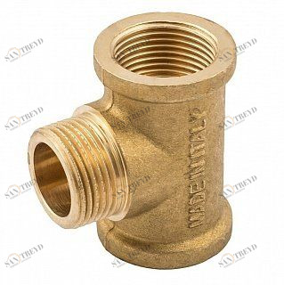 Тройник ВНВ 1/2" латунь STOUT SFT0064121212