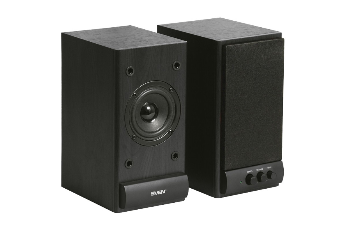 SV-0120609BK Колонки деревянные ас sps-609 (10 вт), чёрный Sven Santreyd  - Вид №2