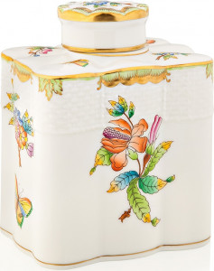 10595109 Herend Чайница 14см "Виктория" Фарфор