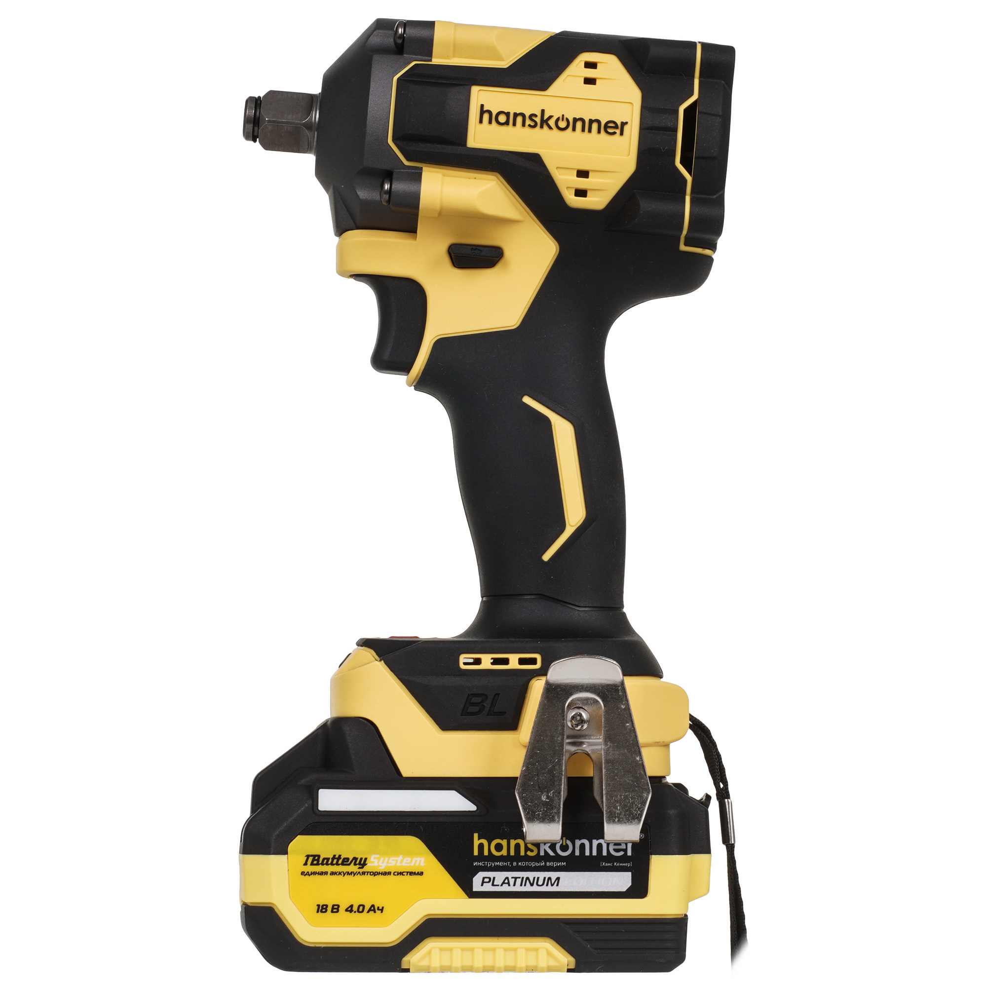 Гайковерт Hanskonner HCD20420BLC 1BatterySystem 18V 5452203 STDN-0145789 - Вид №1