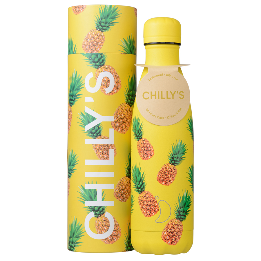 B500NIPIN Термос new icon, pineapple, 500 мл Chilly's Bottles  - Вид №2