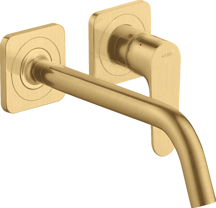 34116250 Смеситель для раковины, однорычажный, скрытого монтажа, настенный, с изливом 227 мм и розетками AXOR CITTERIO M