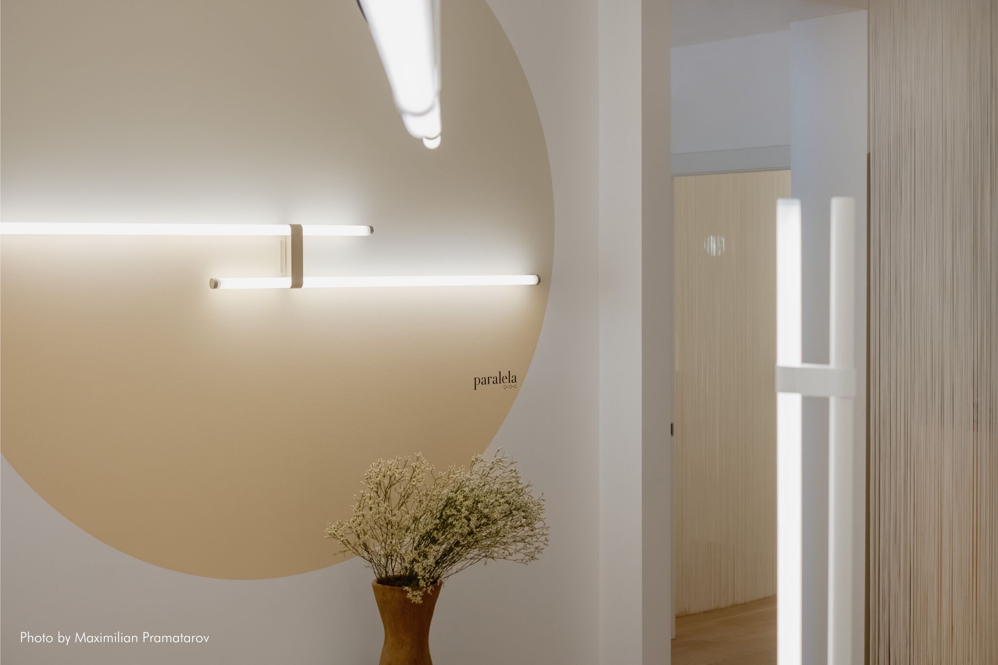 Светодиодный настенный светильник из боросиликатного стекла AXOLIGHT Paralela ARCH-00136042 - Вид №6
