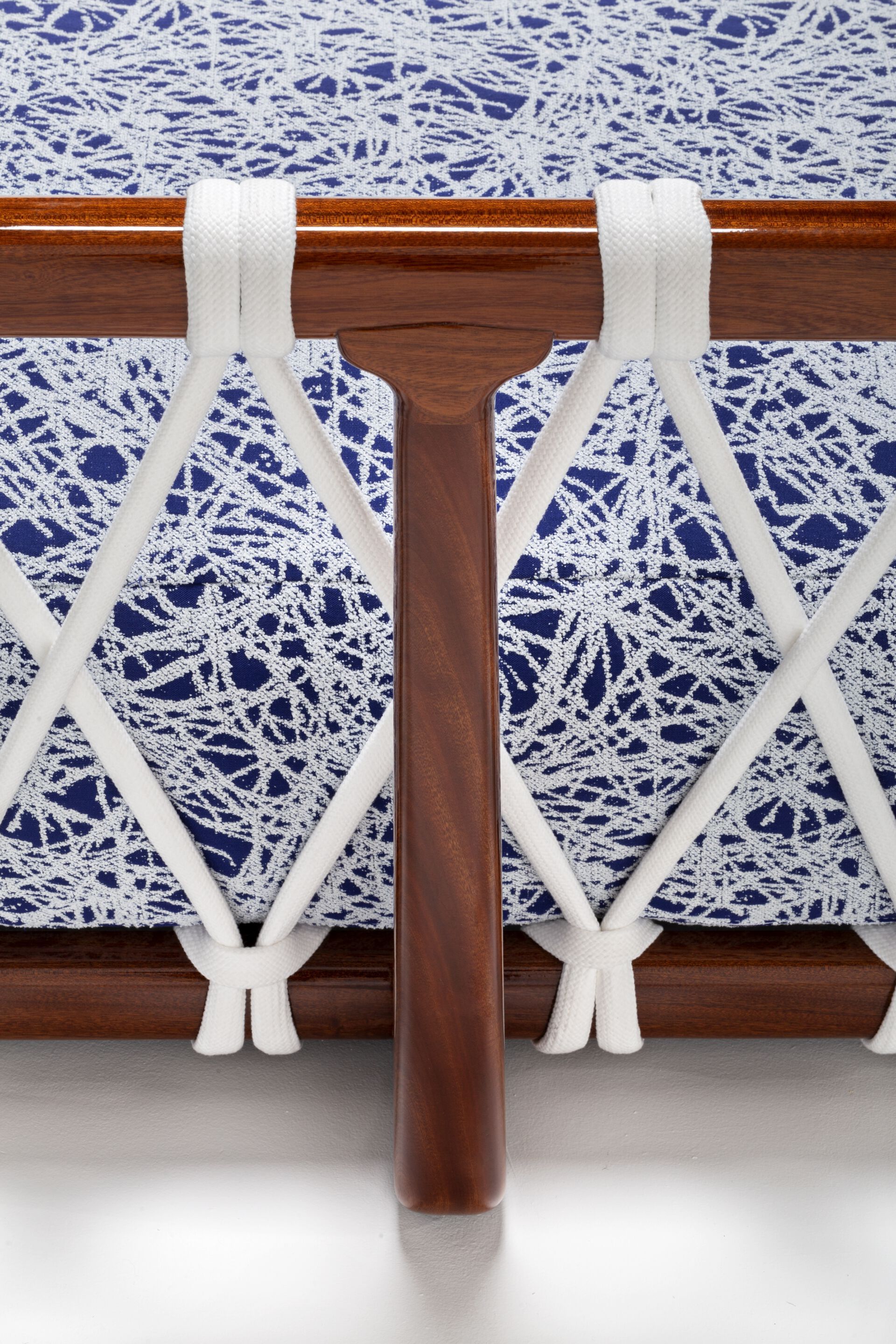 Секционный садовый диван из красного дерева и ткани Exteta Sunset ARCH-00005227 - Вид №2