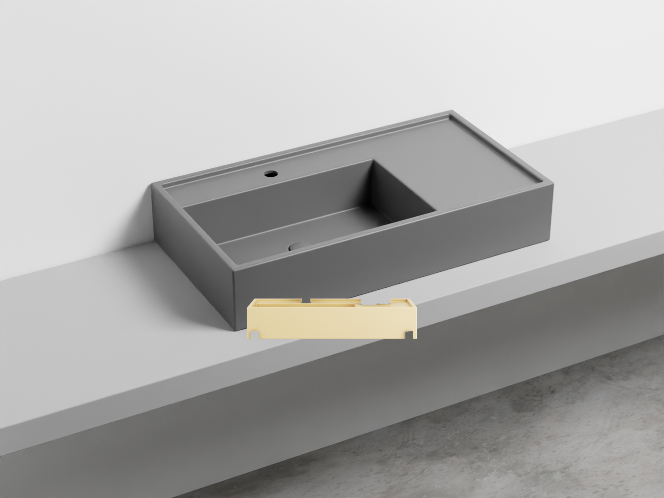 PNLA85-CN Керамическая раковина на одно отверстие 85 cielo Plinio Ceramica Cielo