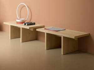 Скамейка для ванной из дуба