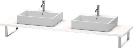 LC107C01111 L-Cube Консоль для накладных раковин и встраиваемых умывальников Кашемировый дуб Duravit - Вид №1