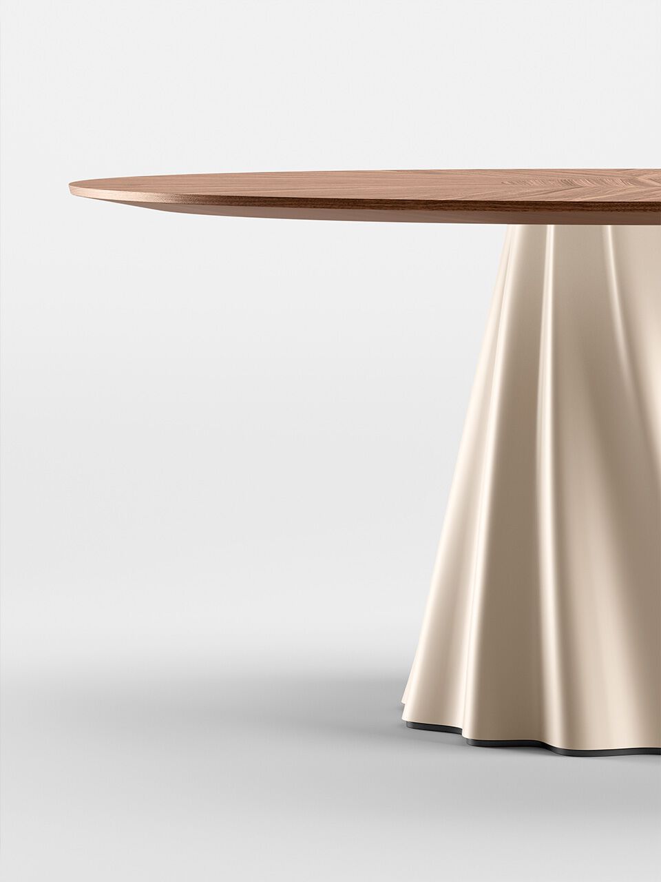 Круглый стол со скульптурным основанием Pianca ONDA INDOOR ARCH-00092893 - Вид №2