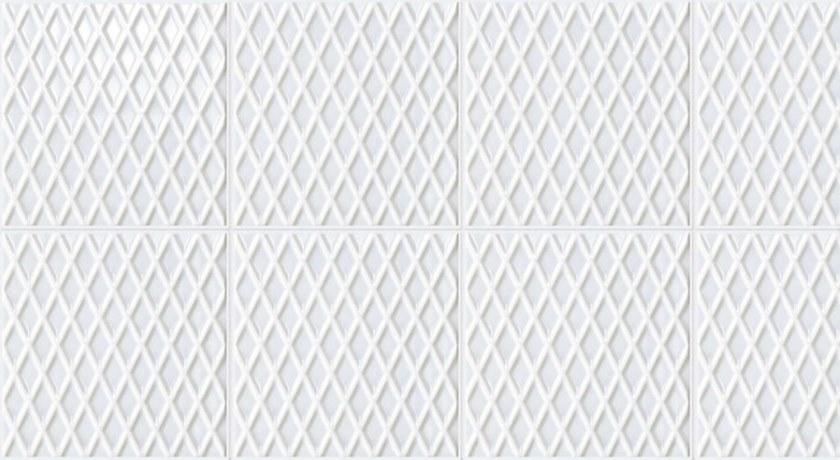 Cerasarda Белая керамическая трехмерная поверхностная плитка Parentesi quadra Https://www.cerasard - Вид №33