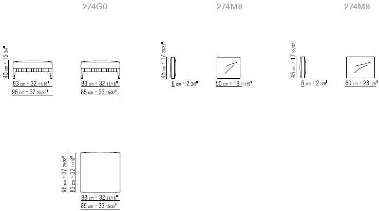 Flexform Садовый диван из модульной ткани Atlante sun-id-1380524 - Вид №13