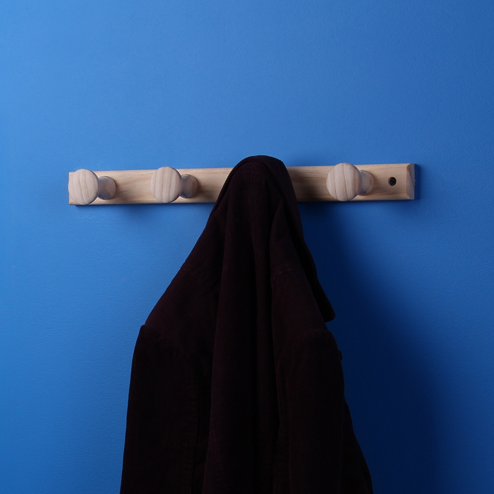 Деревянная вешалка , 440x70x45 мм, сосна LJPS0019 Public Steel Россия 