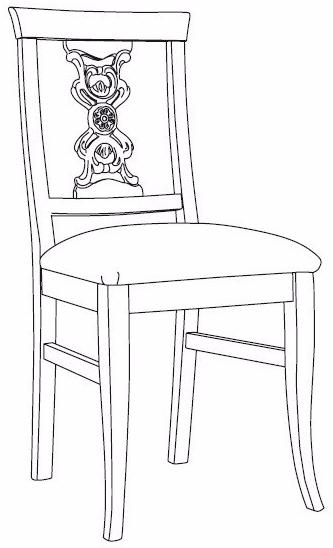 Arvestyle Стул из массива дерева с открытой спинкой Exclusive Ks-e313 - Вид №1