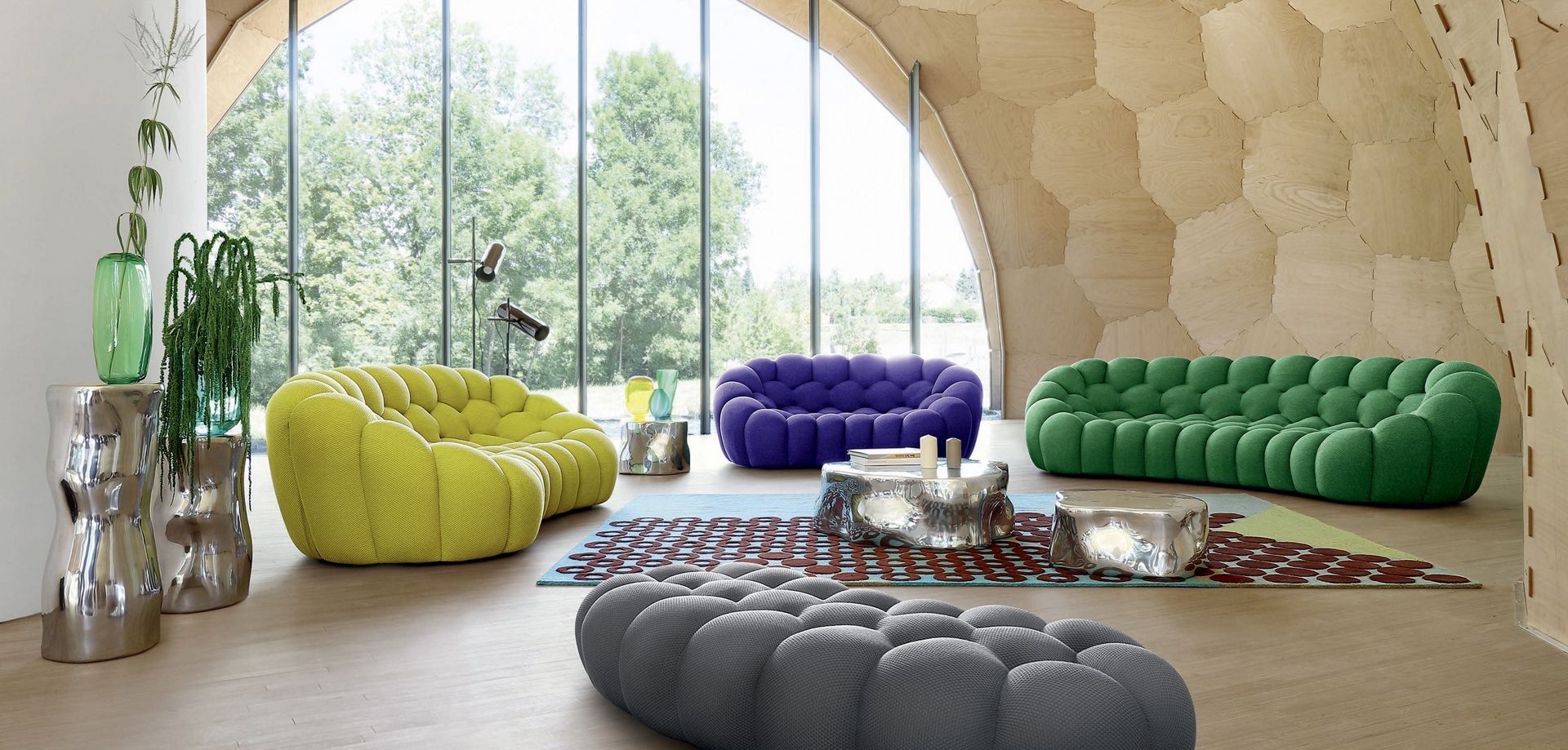 4-местный тканевый диван ROCHE BOBOIS ARCH-00045030 - Вид №6