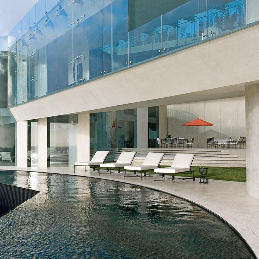 JANUS et Cie Садовая кушетка из нержавеющей стали с откидной спинкой на колесиках Amalfi sun-id-1416278 - Вид №2