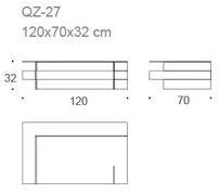 Kendo Mobiliario Низкий прямоугольный журнальный столик из лакированного стекла sun-id-1441535 - Вид №1