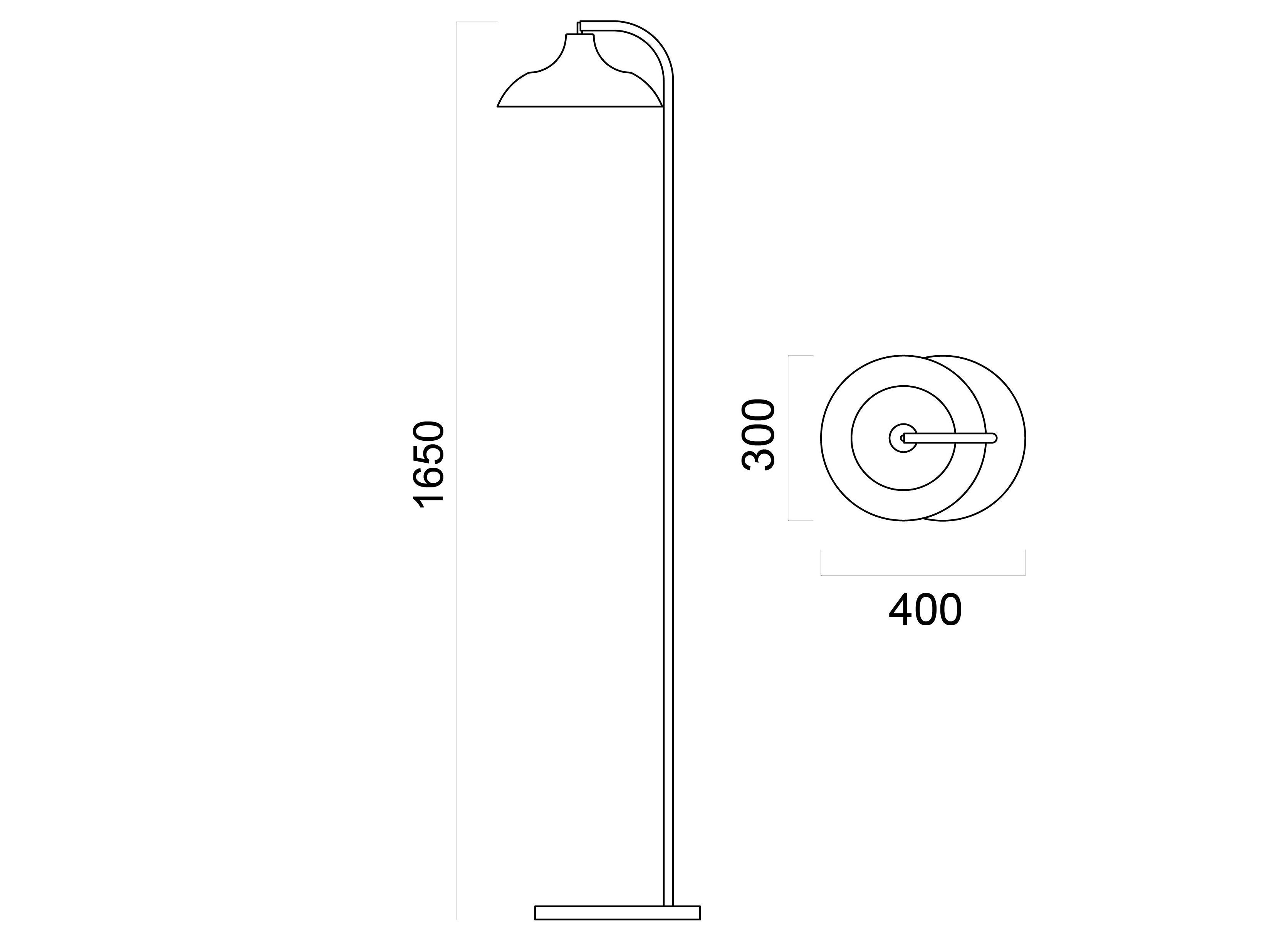 Галогенная напольная лампа WayPoint Парижский ARCH-00101755 - Вид №37