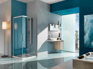 Samo Душевой уголок угловой с раздвижной дверцей Eccelsa