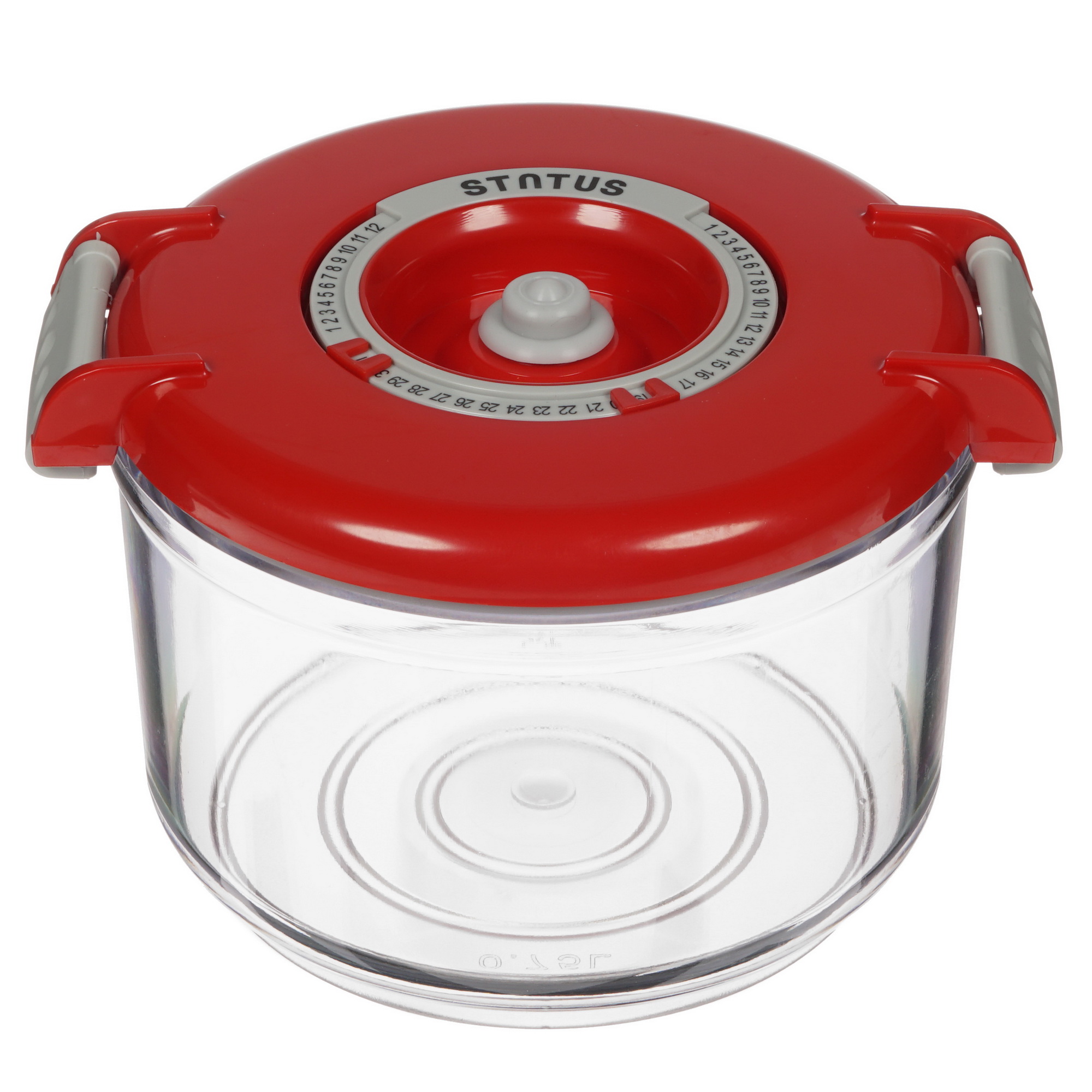 1625910 Набор вакуумных контейнеров STATUS VAC-RD-Round Red 0.75 л, 1.5 л STDN-0068122 - Вид №6