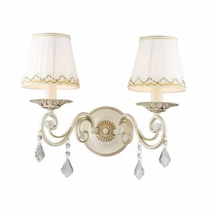Бра Favourite Musa 1734-2W FAVOURITE  077636 Бежевый;белый;прозрачный