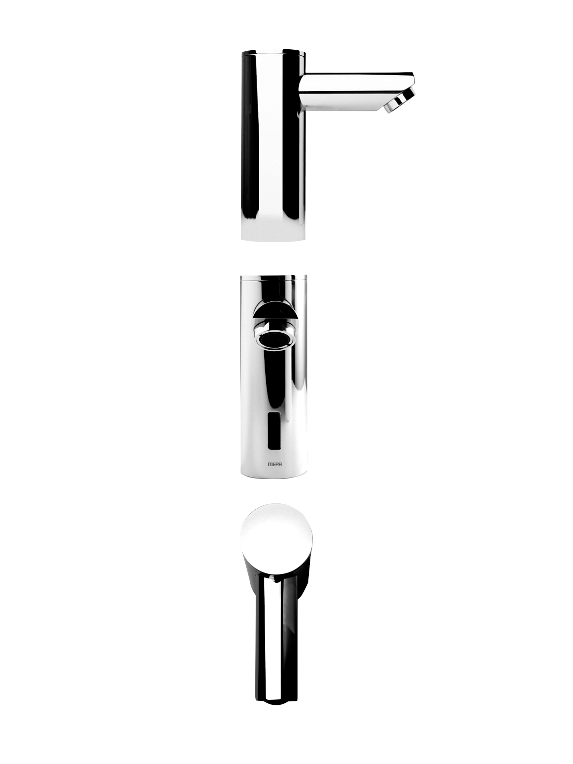 718850 MEPA  ИК-смесители для умывальников Тип Saniline для предварительно смешанной воды, работающий от сети 