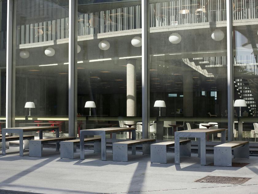 VESTRE Стол для общественных мест из стали и дерева Vroom sun-id-1415752 - Вид №12