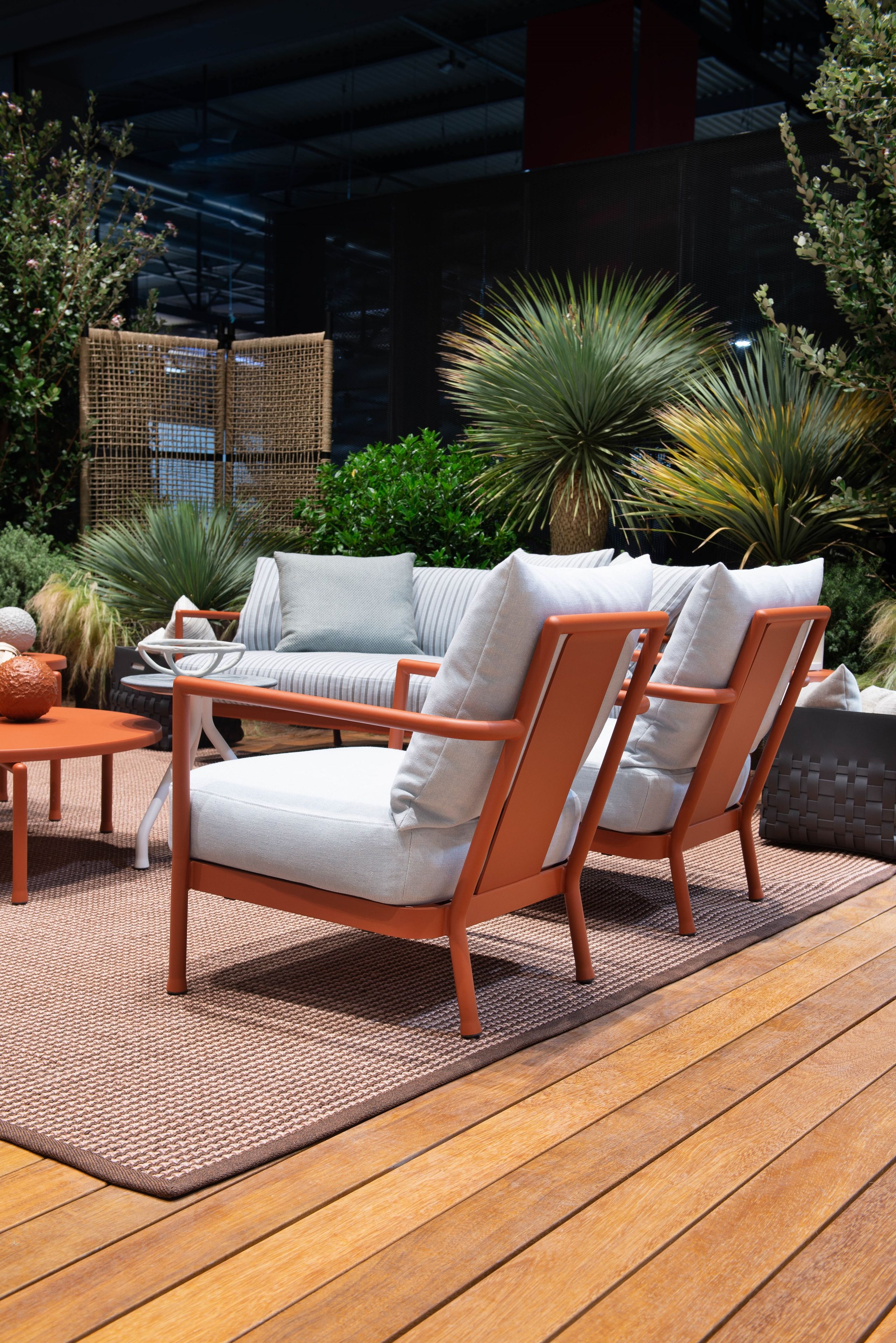 Алюминиевый и тканевый садовый стул Flexform Camargue ARCH-00133483 - Вид №5