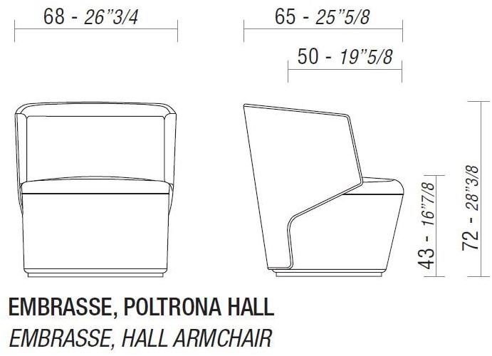 ESTEL GROUP Кресло из ткани Embrasse sun-id-1381575 - Вид №6