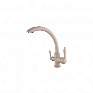 GZ 16031B Смеситель для кухни с подключением к фильтру с питьевой водой Ganzer Бежевый