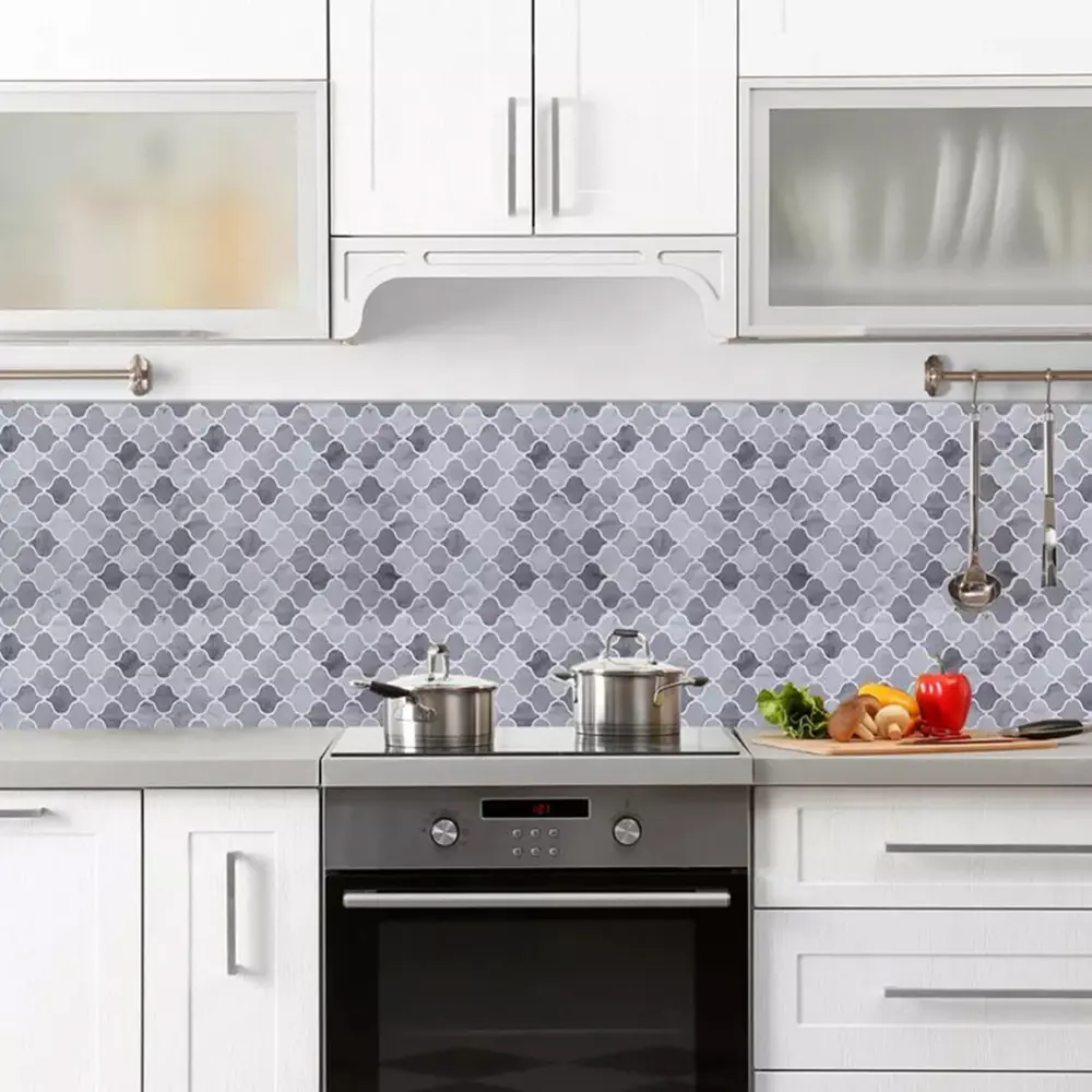 Santreyd Мозаика стеновая самоклеящаяся темно-серый 300x300 мм 89379615 STLM-1368009 - Вид №5