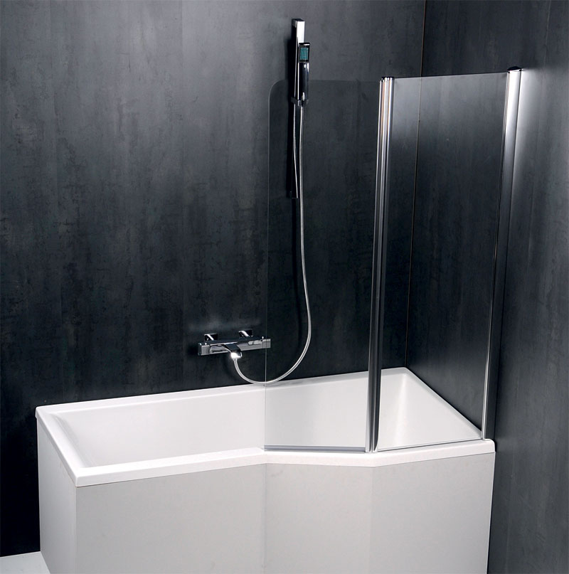 BS-120 Душевое ограждения на борт вынны Polysan Чехия  - Вид №2