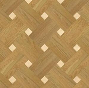 Художественный паркет Da Vinci Щитовой 26-312 Дуб (Гладкая) 500х500 мм.
