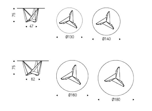 Круглый Хрустальный стол Cattelan italia Скорпио ARCH-00002052 - Вид №2