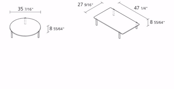 Alias Круглый лакированный журнальный столик из мдф Eleven sun-id-1488887 - Вид №3