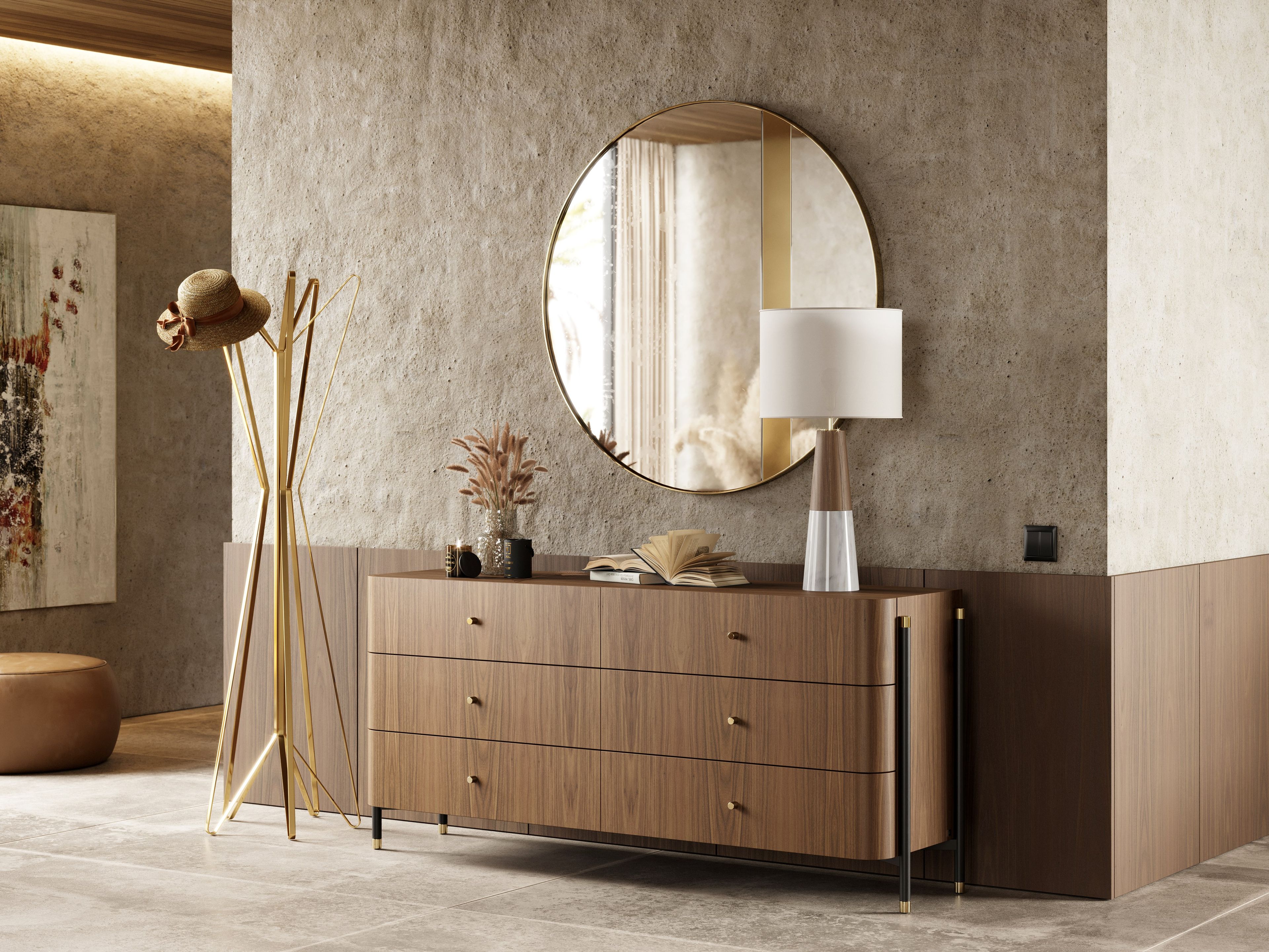 Настольная лампа из каррарского мрамора Laskasas JUDE ARCH-00022562 - Вид №5