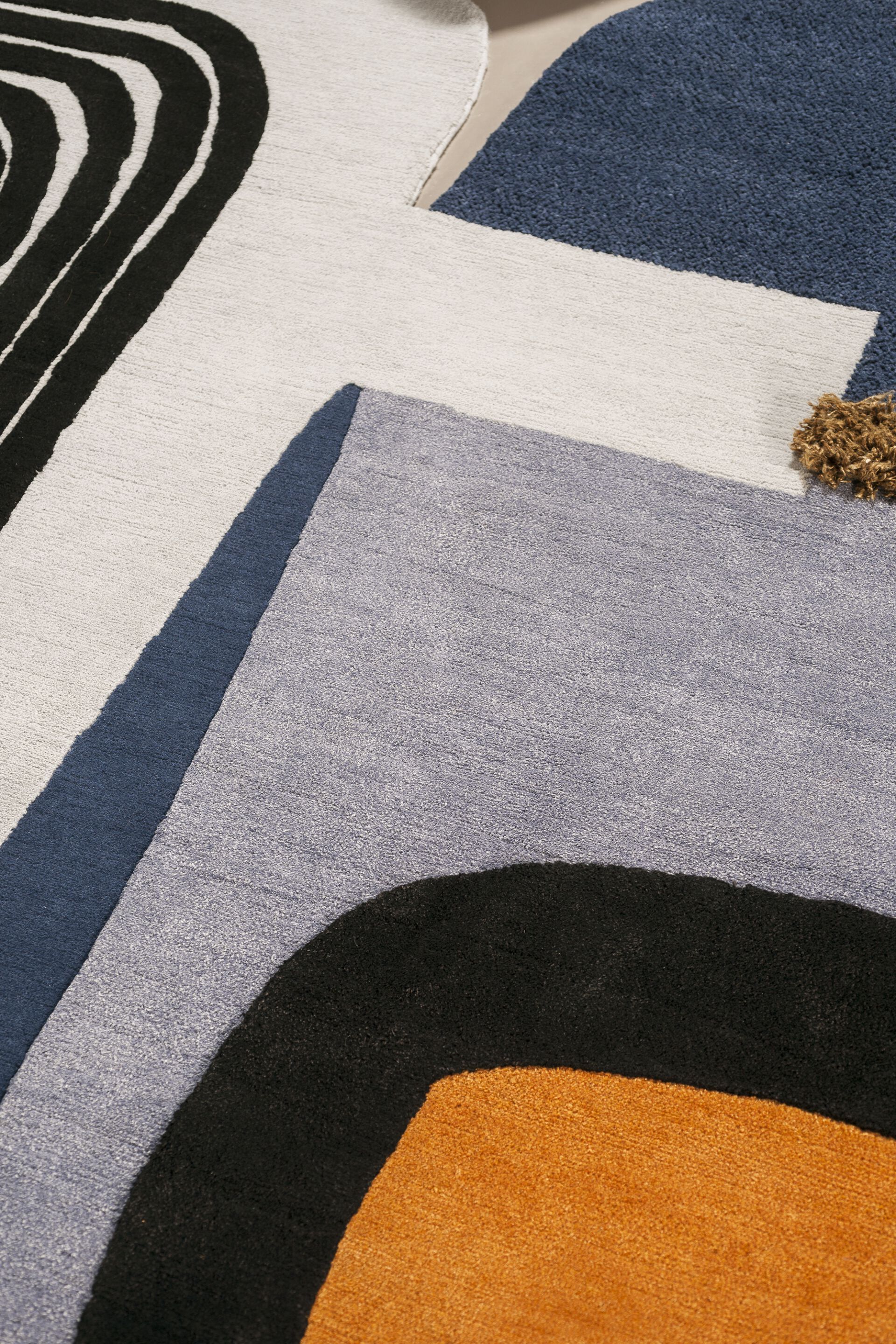 Ковер ручной работы с геометрическим рисунком Baxter Himani ARCH-00099209 - Вид №4