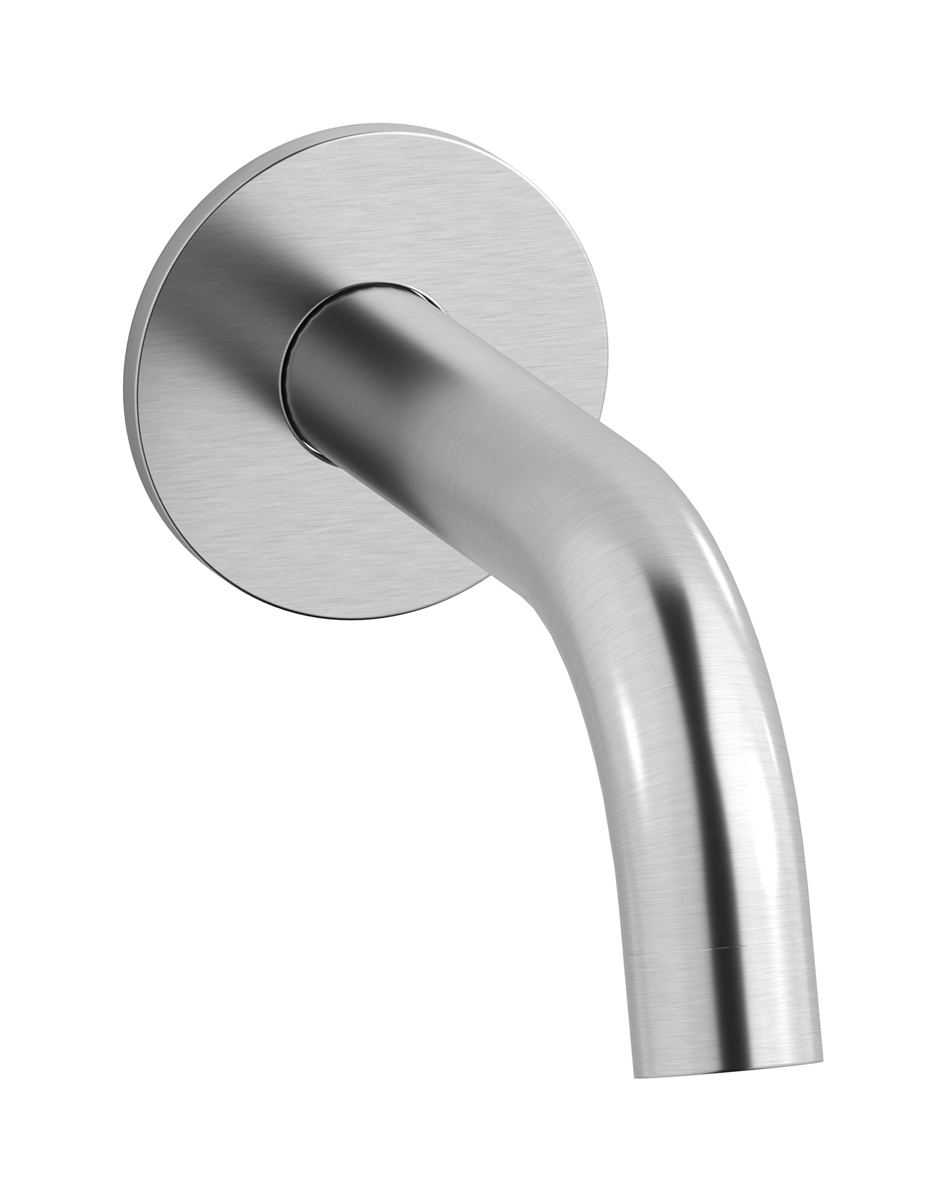 Настенный излив для ванны WE ARE IB mt327ss_23 Brushed Nickel MilanoTorino 