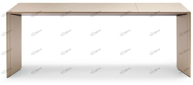 Poltrona Frau Прямоугольный письменный стол из кожи L'ufficio - sistemi direzionali sun-id-1387562