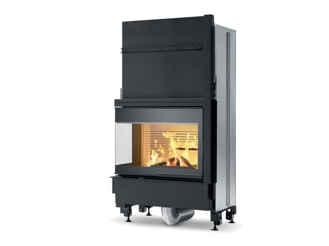 Угловой дровяной камин класса A+ PALAZZETTI Ecomonoblocco ARCH-00150657 - Вид №1