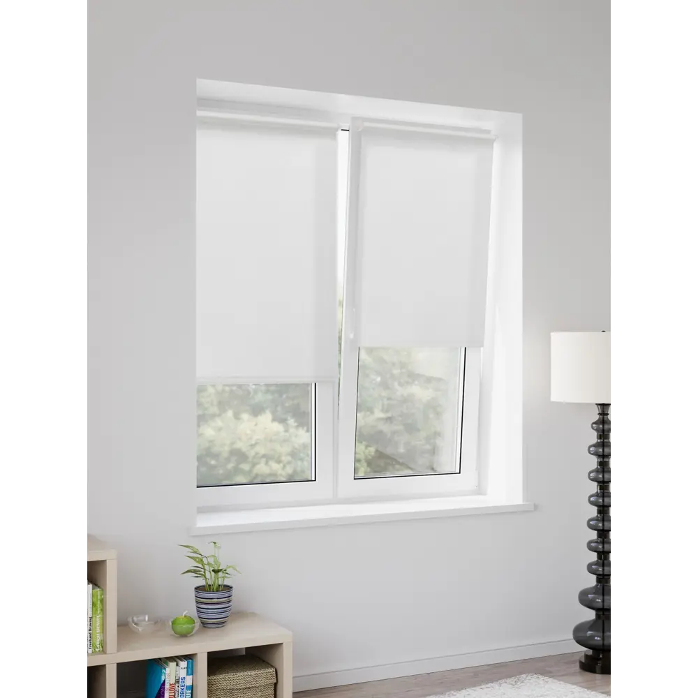 Рулонная штора MIAMOZA белая 55×160 см с боковой цепочкой 86906807 STLM-1072162 - Вид №6