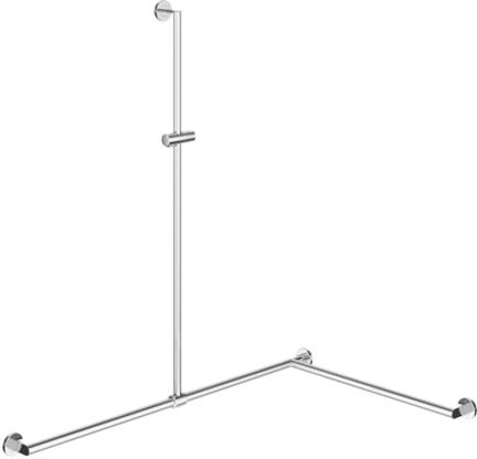 900.35.33240 Поручень для душа с выдвижным держателем для душа HEWI Greifen 