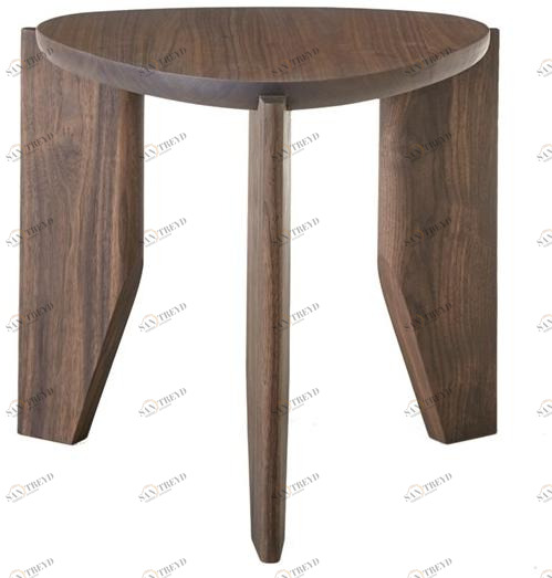 BassamFellows Треугольный журнальный столик из массива дерева  Cb-354, cb-355 