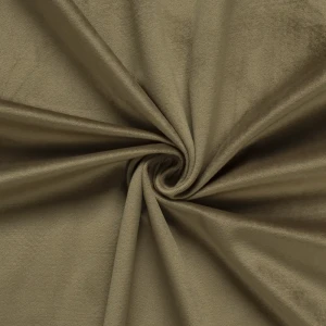 Ткань 1 м/п бархат 300 см цвет горчично-оливковый