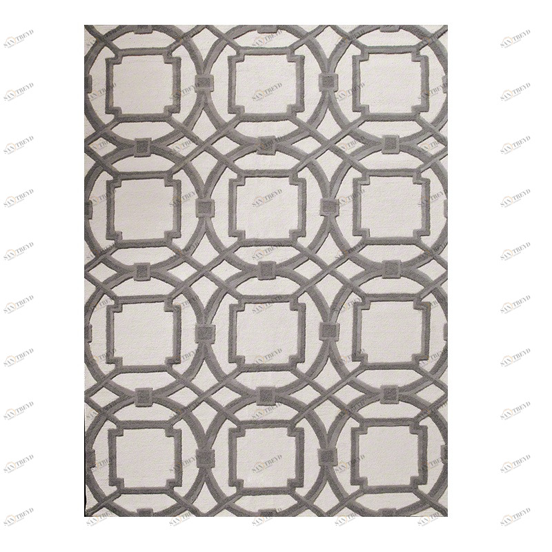 Ковер Arabesque серый 300х400 DOLLY CAPRETS ДИЗАЙНЕРСКИЕ, ARABESQUE 015182 Белый;серый 