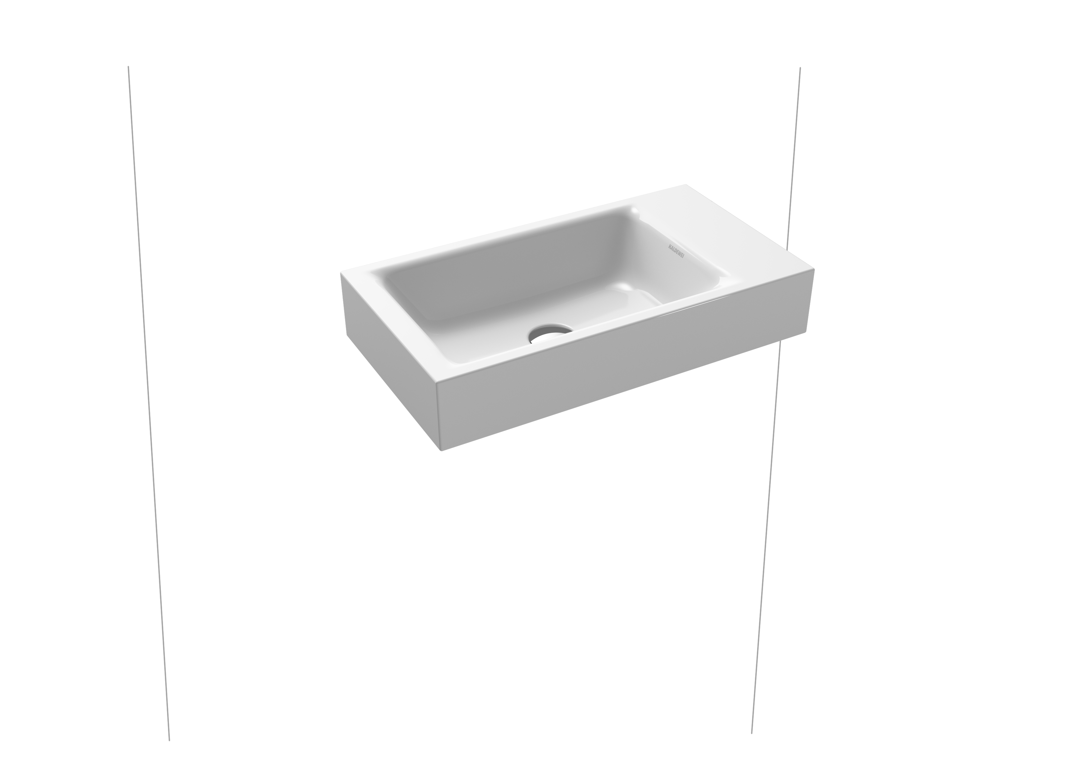 Умывальник KALDEWEI Сталь эмалированная 3162 294 черный матовый 100 31623083294  - Вид №1