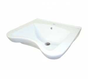 Люкс, Раковина медицинская Подвесная раковина настенная овальная ROSA Люкс белая